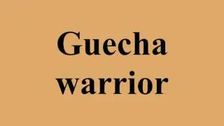 Guecha warrior