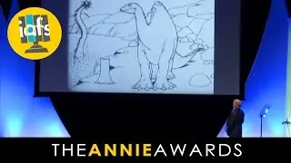 Winsor McCay and Gertie the Dinosaur at the 41st Annie Awards