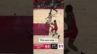 This euro step by Marcus Sasser is one of the craziest I've ever seen! #shorts