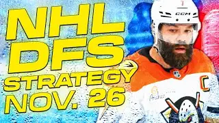 NHL DFS Strategy Wednesday 11/26/25 | DraftKings & FanDuel Daily Fantasy Hockey Picks