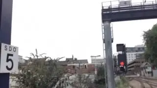4 spitfires pass over Lincoln central station Thursday 13.8.15