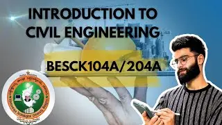 Introduction To Civil Engineering Vtu Important Questions | BESCK104A/204A#vtu