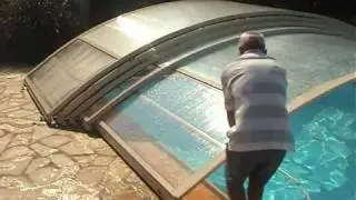 abri piscine bas telescopique POOLABRI : un abri de piscine pratique et pas cher