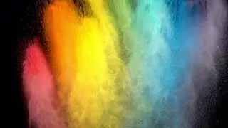Colored Powder Stock Video