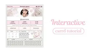 cute interactive carrd tutorial - ib iabiom