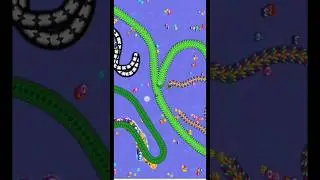 WormsZone.io - WormHunter - Gameplay - WalkthroughGame - youtubeshorts - Game world