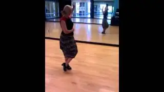Daniela Arcuri solo practice examples for Argentine Tango, Men & Women Technique