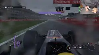 F1 2018 Classic Mode Germany Wet World Record + Setup (1:24.934 with 2010 Red Bull RB6) #F1Game
