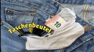 Hosentasche selber einnähen | Hosentasche reparieren | Repair your pocket