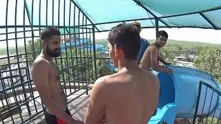 Dangerous Cyclone Slide at Dolphin Water World