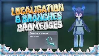 LOCALISATION 6 BRANCHES BRUMEUSES pour Pahsiv | Qu&ecirc;te cach&eacute;e FONTAINE MAJ 4.2 | Genshin Impact
