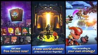 Jogo de Rpg Para Celular Dungeon Tactics : AFK Heroes Android Gameplay