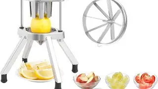 Ezcasch Lemon Cutter Slicer Stainless Steel Fruit Cutter