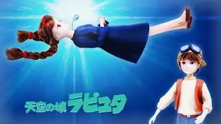 リカちゃん ラピュタのシータとパズーを粘土で手作り♥天空の城ラピュタでバルス✨ジブリ 君をのせて🌼おもちゃ 人形 アニメ