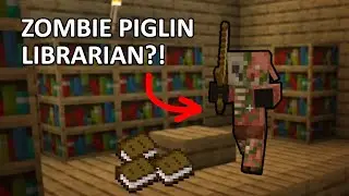 The first zombie Piglin librarian