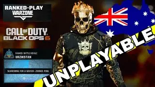 *UNPLAYABLE* Call of Duty Warzone Ranked Play - Australia/NZ Servers