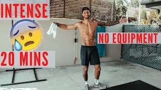 INTENSE HOME WORKOUT | NO EQUIPMENT | 20 MIN FOLLOW ALONG