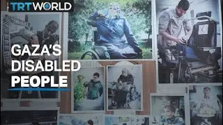 Red Crescent pulls disabled Palestinians through blockade