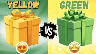 Yellow VS Green 💛💚 CHOOSE YOUR GIFT 🎁