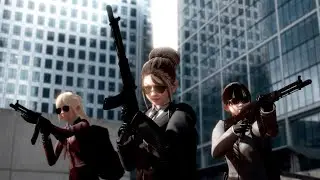 [MMD] Heat (1995) - Bank Robbery and Shootout.
