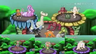 Rainforest Island With Ploow,Weekee,Ukunut and Tohum Pole.