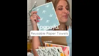 Reacting to Reviews for Papaya Reusable Paper Towels!