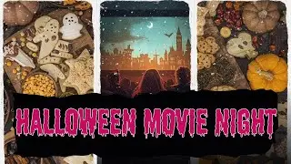 The Perfect Halloween Movie Night | Cozy Snacks, Cats & Haunted Mansion Marathon
