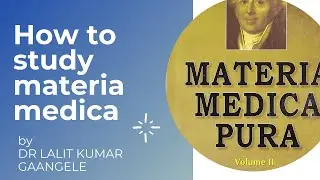 how to study materia medica part 2 !