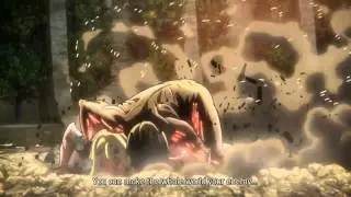 Eren Titan Form vs Annie Titan Form [Final Battle] [Shingeki No Kyojin - SNK]