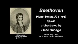 Beethoven (arr. Droege) Piano Sonata #2 op.2/2 for orchestra