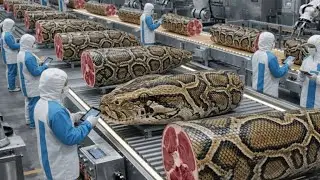 How Snake Leather Becomes Luxury Bags | Full Factory Documentary