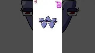 W Alphabet Lore #alphabetlore #3d #ios #lore #alphabet #play #androidgames #games #margelnation