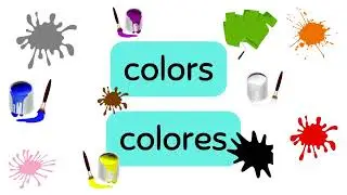 Colors: Spanish and English | Colores en Espa&ntilde;ol | Learn English | Learn Spanish