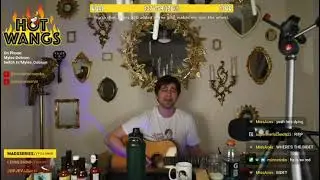 Torrance sings a song on stream while dying from hot sauce