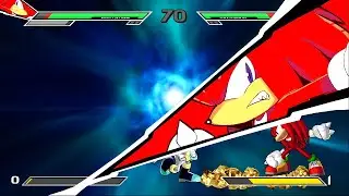 KNUCKLES vs SILVER (Hardest Difficulty)! Sonic Smackdown (PC)