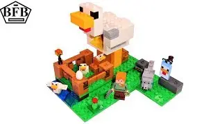Lego Minecraft 21140 | H&uuml;hnerstall (The Chicken Coop) | Lego Speed Build Review