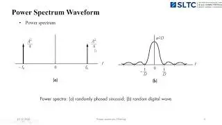 MODULE: COMMUNICATION THEORY- POWER SPECTRUM AND FILTERING OF RANDOM SIGNAL