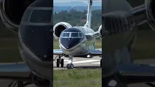 Gulfstream G500: Spectacular Short Takeoff at Bern, Switzerland