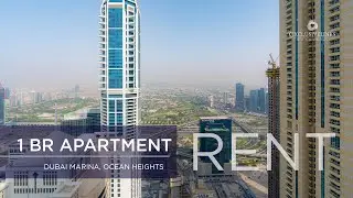 1-Bedroom Apartment for Rent in Ocean Heights &ndash; Dubai Marina
