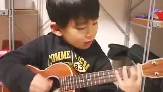 I am yours 😯 2019 Best ukulele Cover by 5 year old kid | Cuteness Overloaded