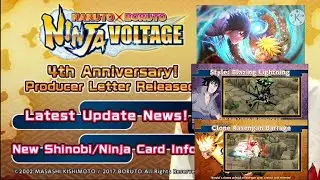NARUTO X BORUTO NINJA VOLTAGE 4th Anniversary Update New Leaks And New Shinobi