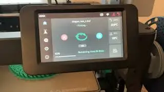 My 3-D printer printing