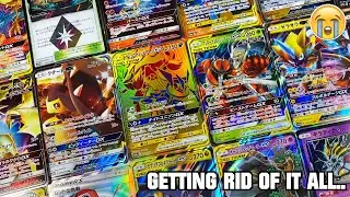 Getting Rid Of My ENTIRE Pokemon Card Collection..