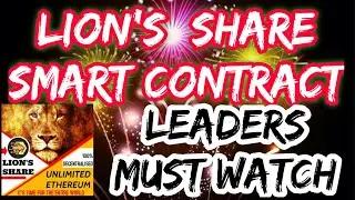 Lion Share Business Plan| 9910690766 Lion Share Plan Vs Forsage Plan|100% Decentralised| #lionsshare