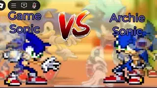 Game Sonic VS Archie Sonic (My Movie)