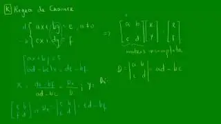 Regra de Cramer