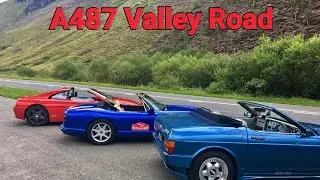 A487 Valley Road - Go Pro on board Honda S2000 also drive by Ferrari 348, TVR 400SE and TVR Chimera