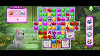 Kitten Match level 2724　パズにゃん　レベル2724