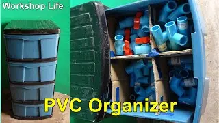DIY Workshop Organizer, PVC Organizer.