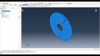 Disc brake coupled temp-displacement analysis tutorial (explicit) IV/IV